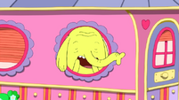 S1e4 Tree Trunks in window