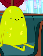 S2e19 Green gumdrop dude