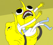 Lemongrab eating Lemongrab 2.