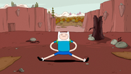 S4e21 Finn doing the splits