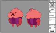 Modelsheet cupcakeman