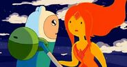 Finn’s first hug with Flame Princess