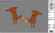 Modelsheet mrfox