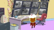 Root Beer Guy in the surveillance room.