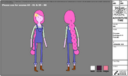 S7e1 Princess Bubblegum modelsheet