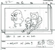 The Jiggler storyboard panel