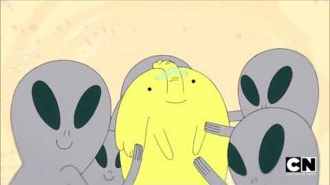 O pior dos cartoons - Alguns episódios censurados de Hora de Aventura: Tree  Trunks: Os produtores de Adventure Time, não haviam posto a cena do final  do episodio, onde mostra Dona tromba
