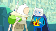 S7E23 Finn wants to talk with Ice Finn