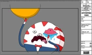 Peppermint Butler after a drop of Instant Bath Serum is accidentally dropped in his eye