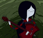S2e1 marceline playing axebass in cave