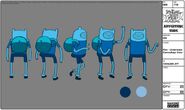 Modelsheet finn - underwater camouflagecolor