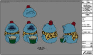 Modelsheet iceimp withleopardblanket