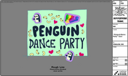 Modelsheet penguindanceparty card
