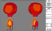 Flame person #6