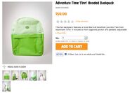 A real Finn backpack is available on the Spencer Gifts website.