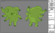 Modelsheet grassbear