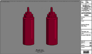 Modelsheet ketchupbottle withrims