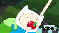 S2e10 Finn kissing apple