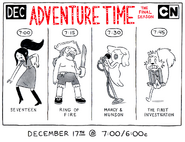 Adventure Time December line-up