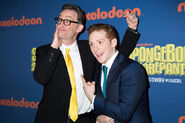 Tom Kenny and Ethan Slater