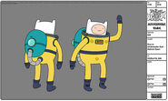 Finn with an ocean suit.