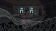 Princess Bubblegum's bedroom incinerated by The Lich's magic