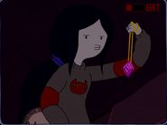 Marceline moments away from trying on the amulet for the first time