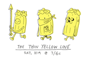 The Thin Yellow Line promo by writer and storyboard artist KC Green