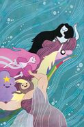 Cover with Susan Strong, Lady Rainicorn, Princess Bubblegum, Marceline and LSP.