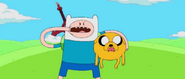 Finn and Jake making faces