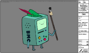 Modelsheet bmo - withrobinhoodhatandstickwithblackmarker