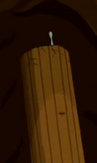 S5e38 spoon atop pillar