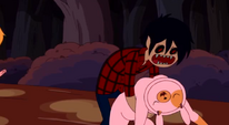 S5e11 Marshall Lee about to bite Cake