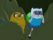 Finn and Jake spying