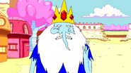 Ice King attempting to give the "Wizards Only" sign