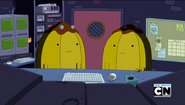 S5e44 Banana Guards in control room