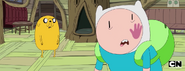 From where we left off, Finn and Jake after the effects of Flame Princess. (presented in its original CinemaScope master release)