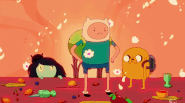 The witches get excited when Finn picks up the fruit and considers eating it