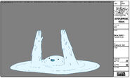 Modelsheet Snow Golem - Puddle Form