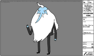 Modelsheet iceking wearingsimonoutfit