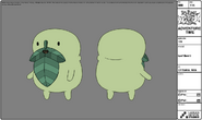 Modelsheet leafbeard