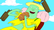 S5e33 Magic Man with sandwich