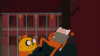 S5e26 Finn and Jake in jail thanks to PB
