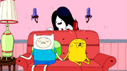 S2e26 Marceline scaring Finn and Jake