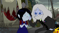 Simon consoling little Marceline