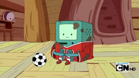 S4e7 BMO sitting next to soccerball