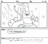 Slumber Party Panic storyboard panel