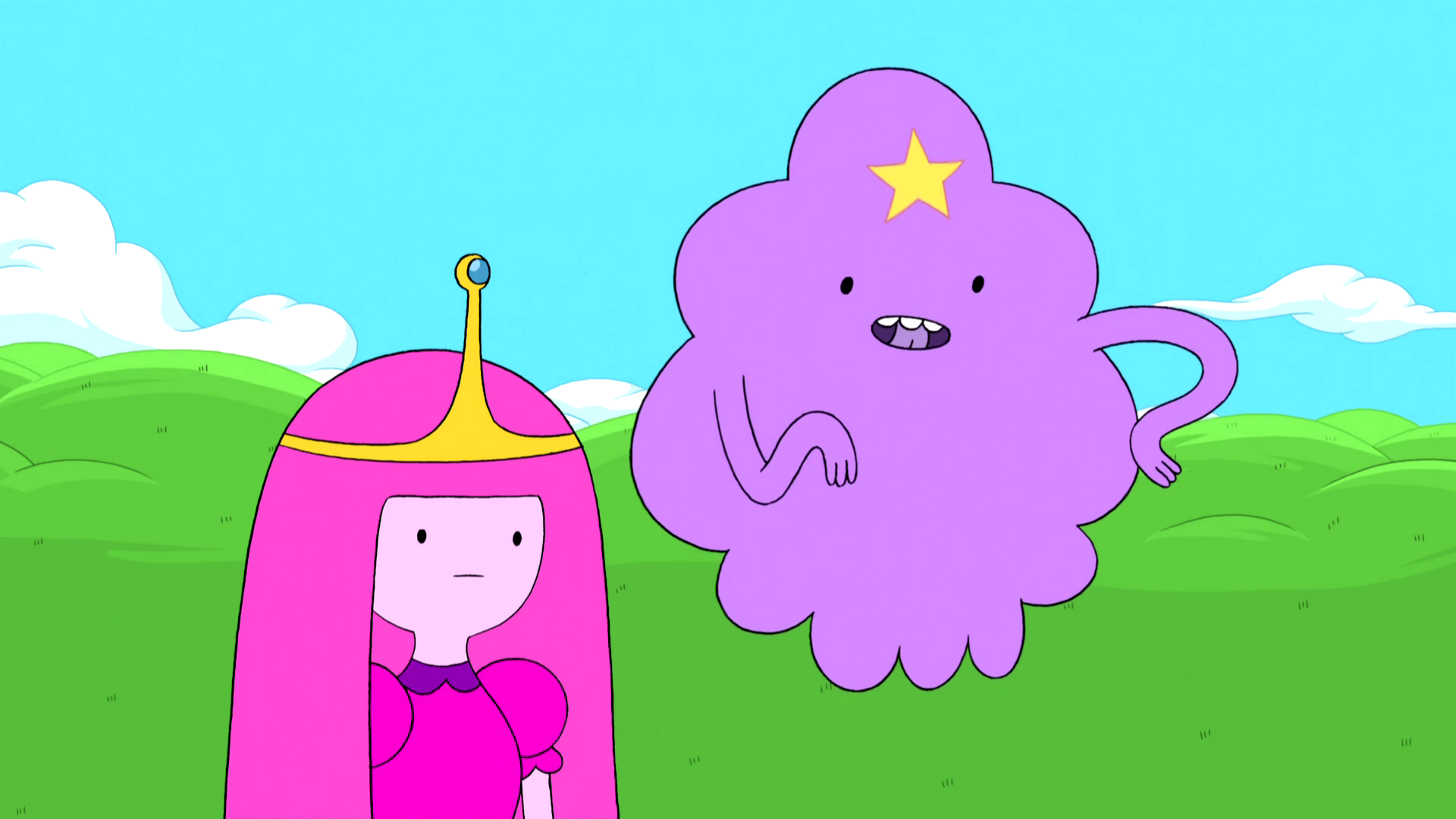 lumpy space princess and turtle princess