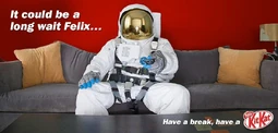 Kit-Kat and Felix Baumgartner
