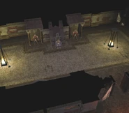 The skeletal king, also on level 1